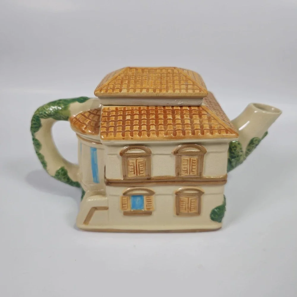 House of Katayama 1982 Set Of 3 New Mini Teapots, Creamer, Japan Mini House